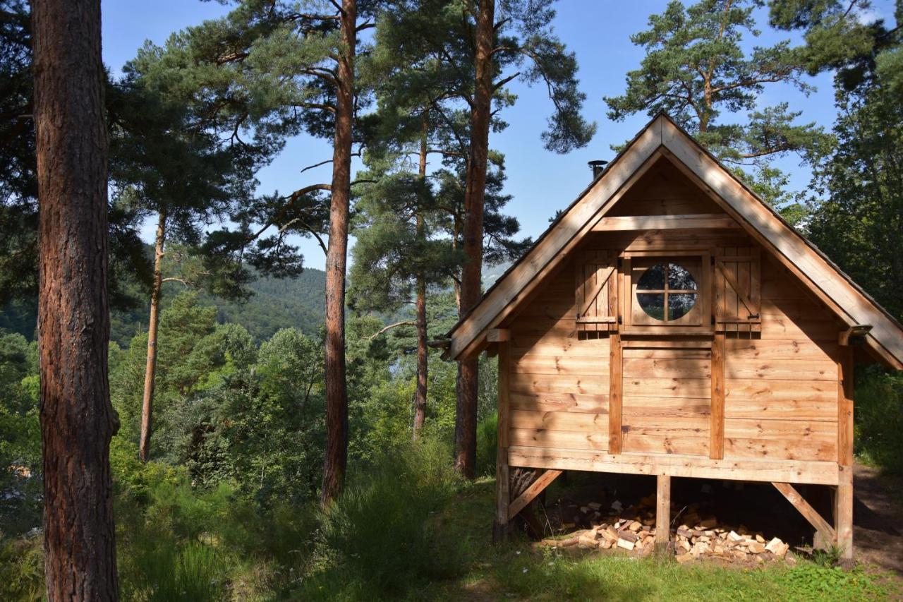 Cabane Lodge Domaine Du Lac Chambon مورول المظهر الخارجي الصورة