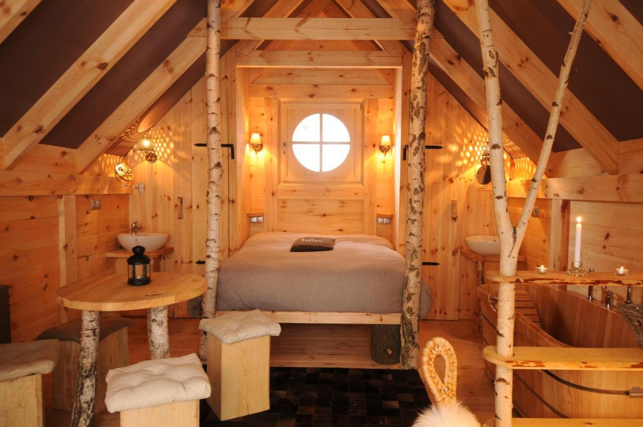 Cabane Lodge Domaine Du Lac Chambon مورول المظهر الخارجي الصورة