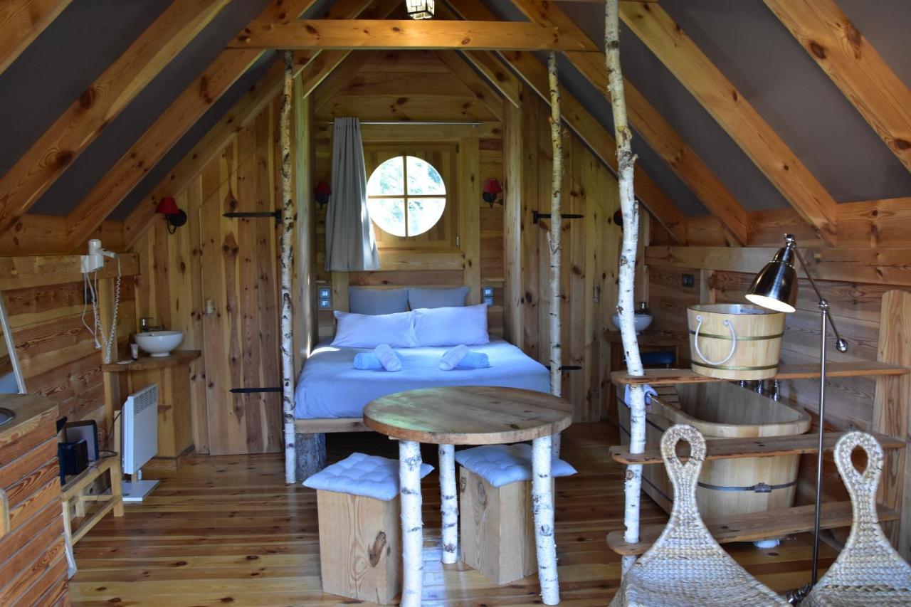 Cabane Lodge Domaine Du Lac Chambon مورول المظهر الخارجي الصورة