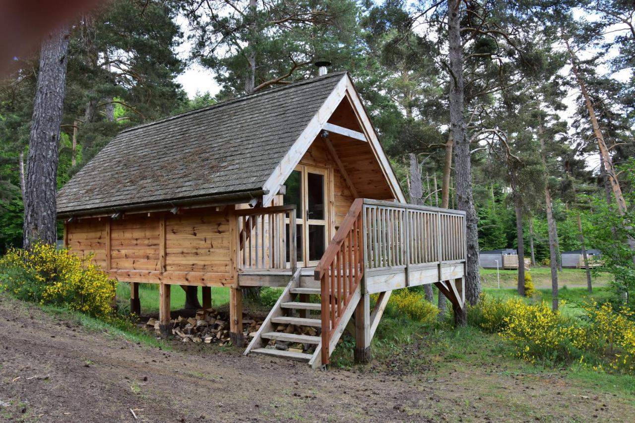 Cabane Lodge Domaine Du Lac Chambon مورول المظهر الخارجي الصورة